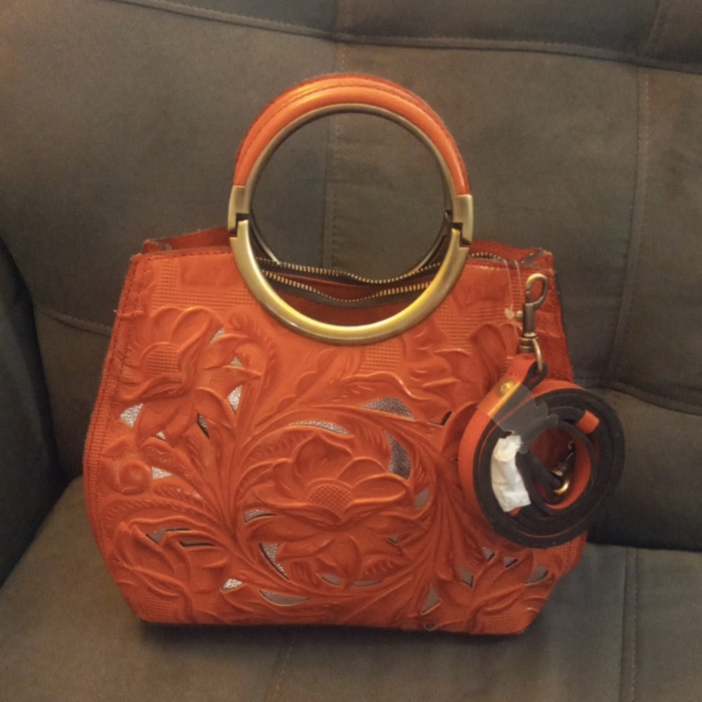 Patricia Nash Orange Purse